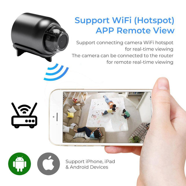 NanoVision™ - 360 HD 4K Mini-Spionagekamera