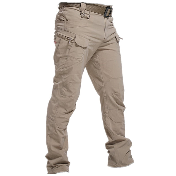 Herren Taktische Hose mit Funktionstaschen | Robustes Stretch-Mischgewebe, verstellbarer Bund & Regular Fit | Outdoor, Arbeit und Freizeit