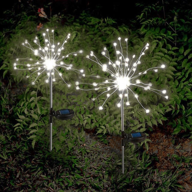 (1+1 Gratis) Solar-Gartenfeuerwerk - Erwecke deinen Garten zum Leben!