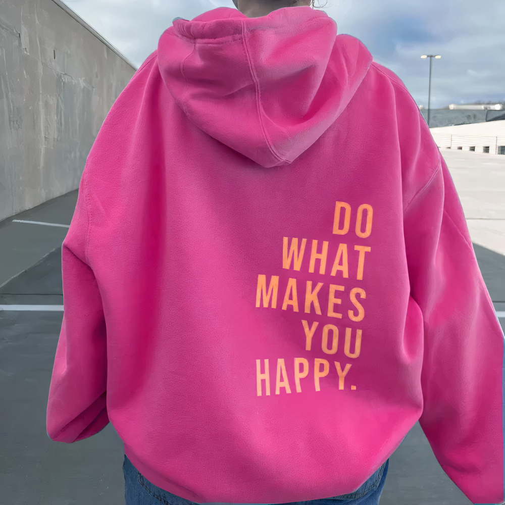 Unisex Hoodie mit Statement-Print | Weiche Baumwollmischung & lockere Passform | Casual Streetwear