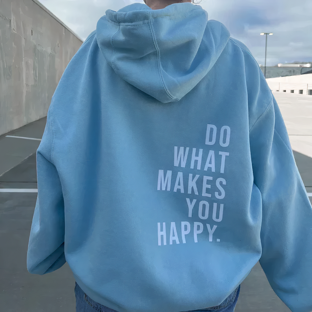 Unisex Hoodie mit Statement-Print | Weiche Baumwollmischung & lockere Passform | Casual Streetwear
