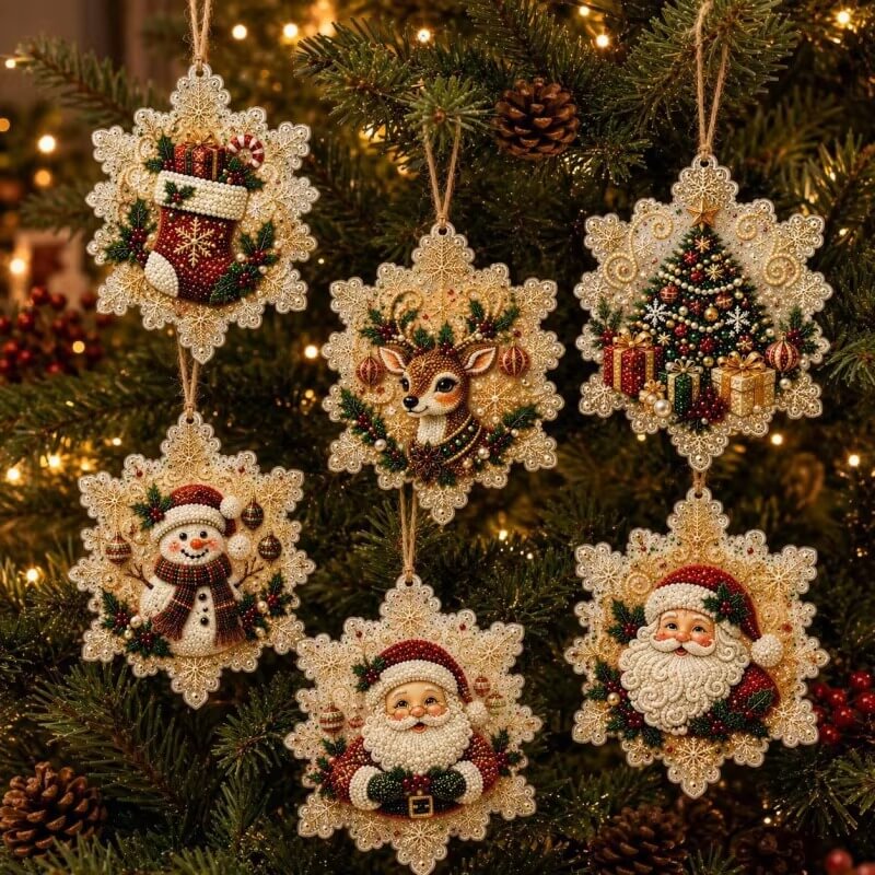 WeihnachtsGlanz™ Kreatives Diamantmalerei-Bastelset