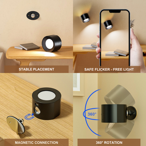 LiteGlow™ - 360° Drehbare Magnetische LED-Leuchte (50% RABATT)