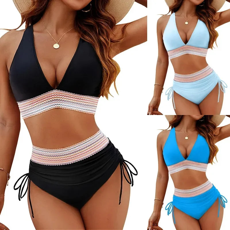 Greta™ – Bikini-Set mit Bauchkontrolle und hoher Taille