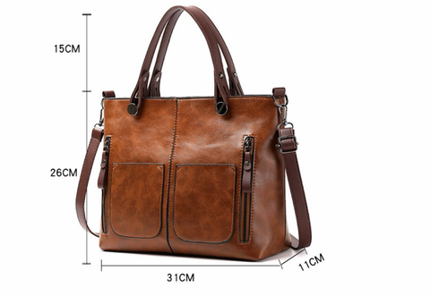 Damen Handtasche & Umhängetasche wasserdicht | Geräumig mit Fächern für Alltag & Reisen | 2-in-1 Trageweise, robust & langlebig