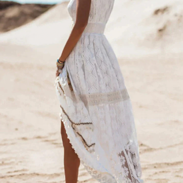 Boho-Kleid für Damen | Luftig fließend mit lockerem Schnitt | Zeitloser Sommerstil mit moderner Note