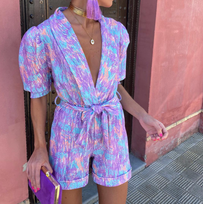 Damen Jumpsuit | Ärmelloser Sommer-Overall mit taillierter Passform für Freizeit, Urlaub und besondere Anlässe