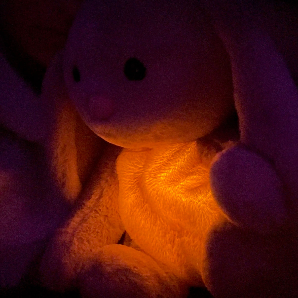 Kuscheltier mit Atemfunktion | Kuscheltier Hase für Komfort und Wohlbefinden | SchlafBunny