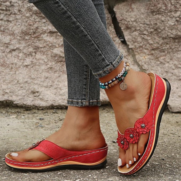 Lena Luxe™ | Bequeme orthopädische Sandalen