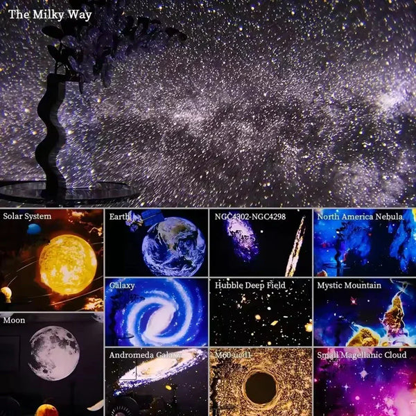 Stellara™ – Multi-Modus-Galaxie-Sternprojektor-Lampe