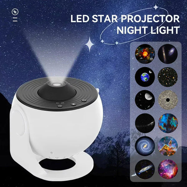 Stellara™ – Multi-Modus-Galaxie-Sternprojektor-Lampe