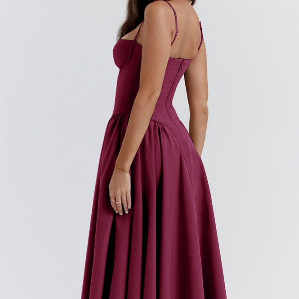 Vivi™ | Ärmelloses Midikleid mit Korsett-Passform