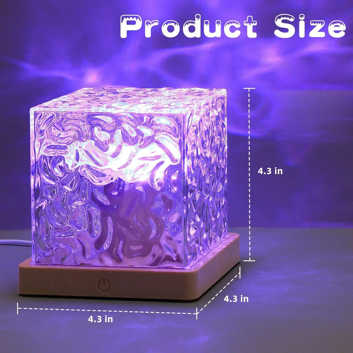 AquaGlow Wave™ – Ozeanwellen-Projektor-Nachtlicht