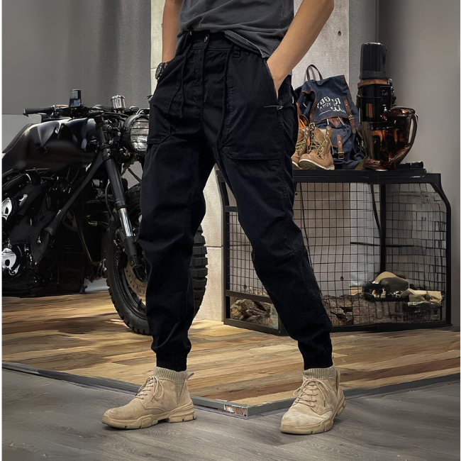 Herren Stretch-Cargohose mit Funktionstaschen | Bewegungsfrei, robust & bequem für Alltag und Outdoor
