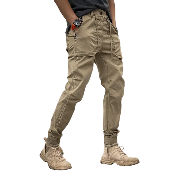 Herren Stretch-Cargohose mit Funktionstaschen | Bewegungsfrei, robust & bequem für Alltag und Outdoor