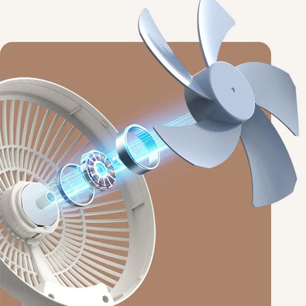 2-in-1 Ventilator für Wand & Tisch – Leise, platzsparend & leistungsstark