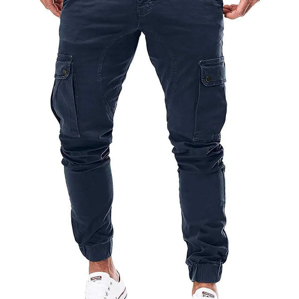 Bruno™ | Schlanke Cargohose