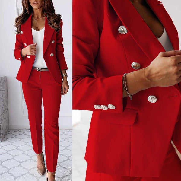 Vivian™ Eleganter Hosenanzug mit Jacke & Hose