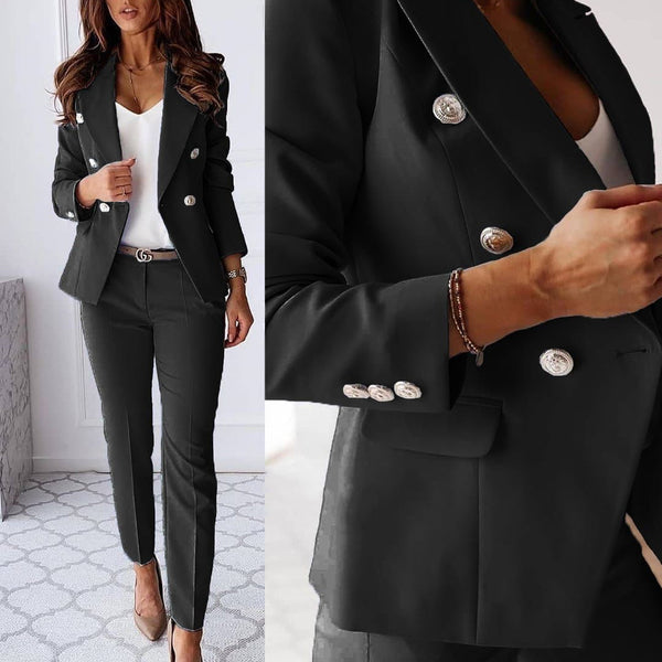 Vivian™ Eleganter Hosenanzug mit Jacke & Hose