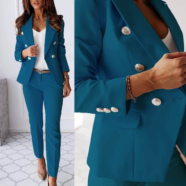 Vivian™ Eleganter Hosenanzug mit Jacke & Hose
