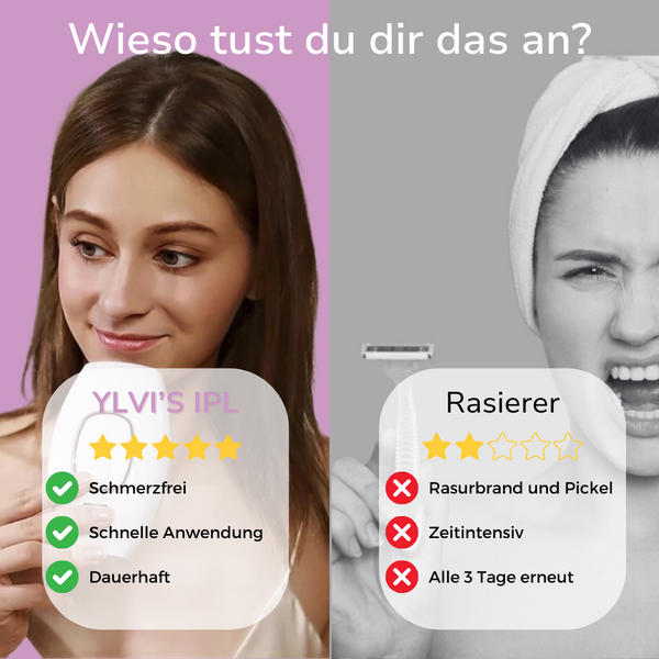 Venzani Ylvis IPL Hair Remover I Die führende Laser-Haarentfernung für Zuhause