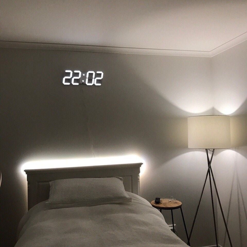 LumaPulse™ 3D LED Wanduhr – Verwandeln Sie Ihren Raum mit einem atemberaubenden, stimmungshebenden Leuchten