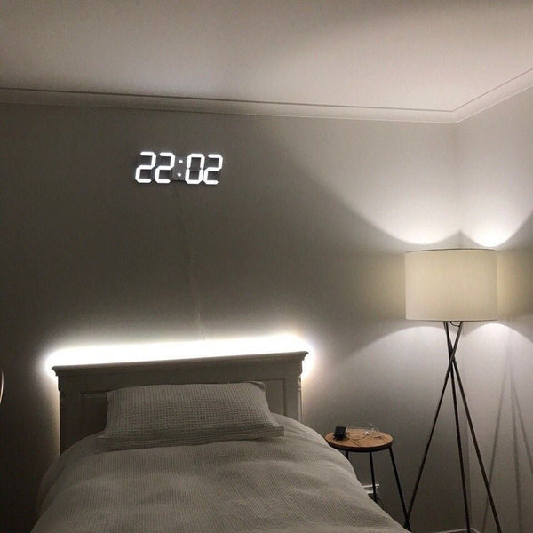 LumaPulse™ 3D LED Wanduhr – Verwandeln Sie Ihren Raum mit einem atemberaubenden, stimmungshebenden Leuchten