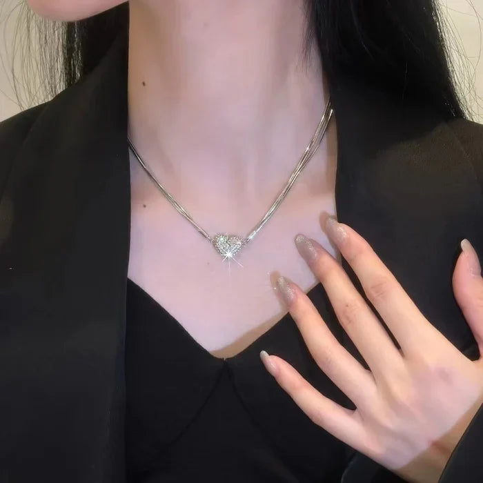 Magnetische Partner Halskette Herz Design | Symbolische Liebe Kette für Paare | Hypoallergener Schmuck