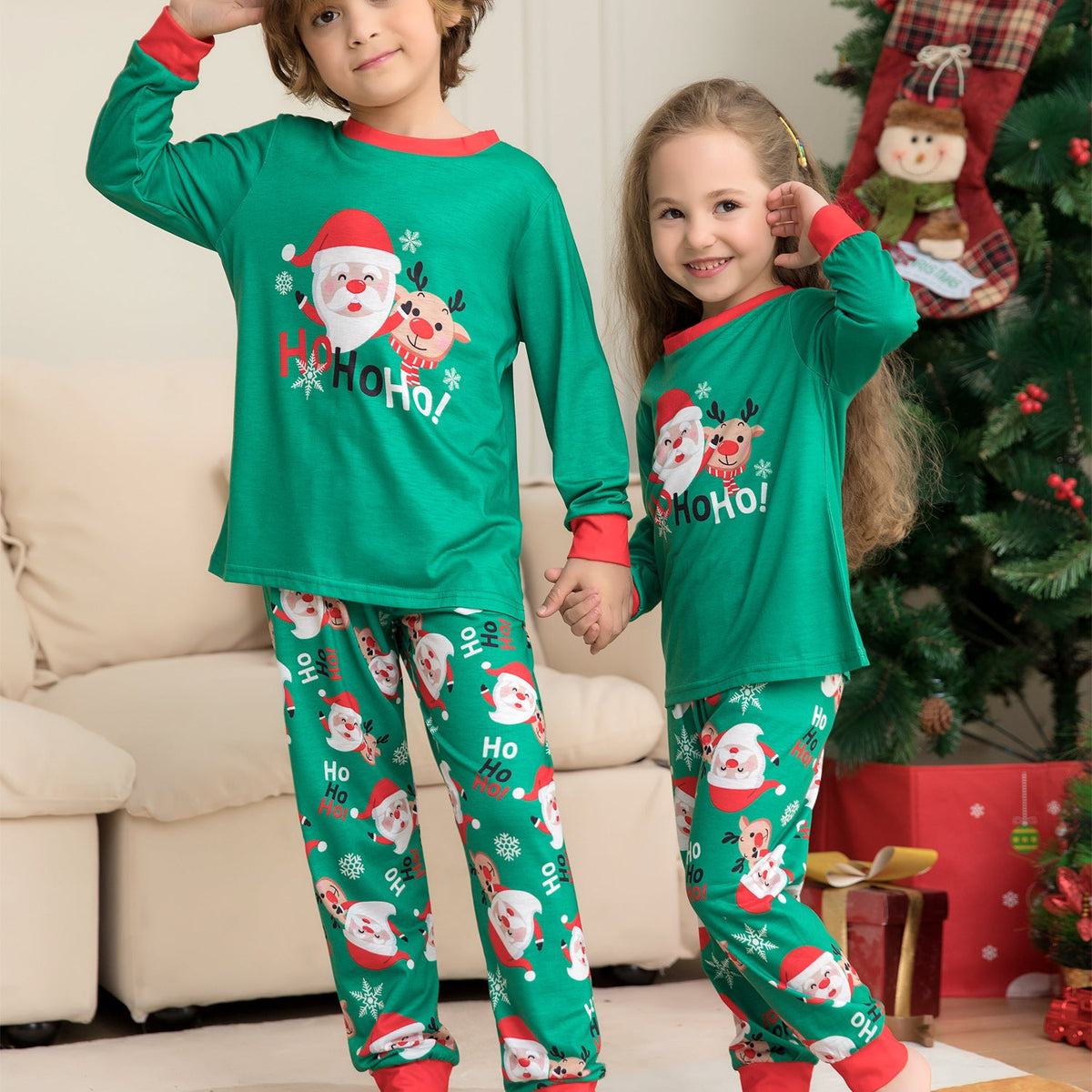 50% RABATT || JollyFamily™ - Familien-Weihnachtspyjama-Sets