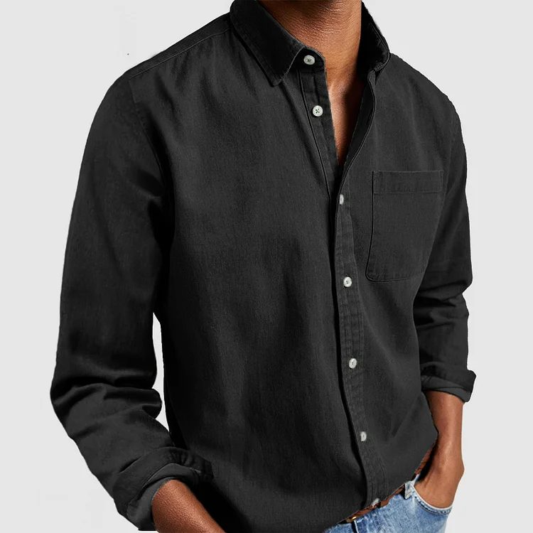 Herren Freizeithemd mit lockerer Passform | Atmungsaktives Casual Hemd für Alltag & Büro | Zeitloser Stil