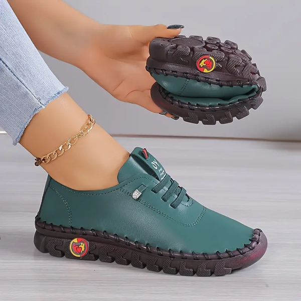 Damen Komfort-Sneaker rutschfest & ergonomisch | Atmungsaktiv mit gepolsterter Einlegesohle | Stabiler Halt | EU 35–44