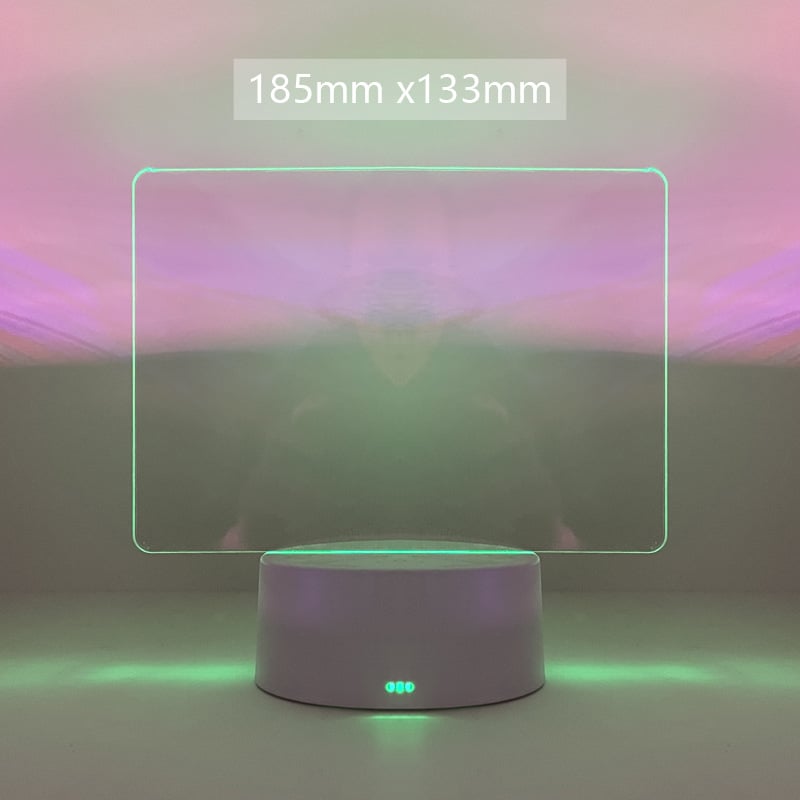 GlowNote™ - Hinweistafel Kreative LED Nachtlicht