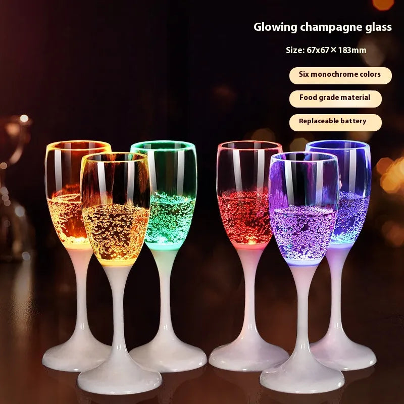 GlasGlo™ - LED-Lichtweingläser