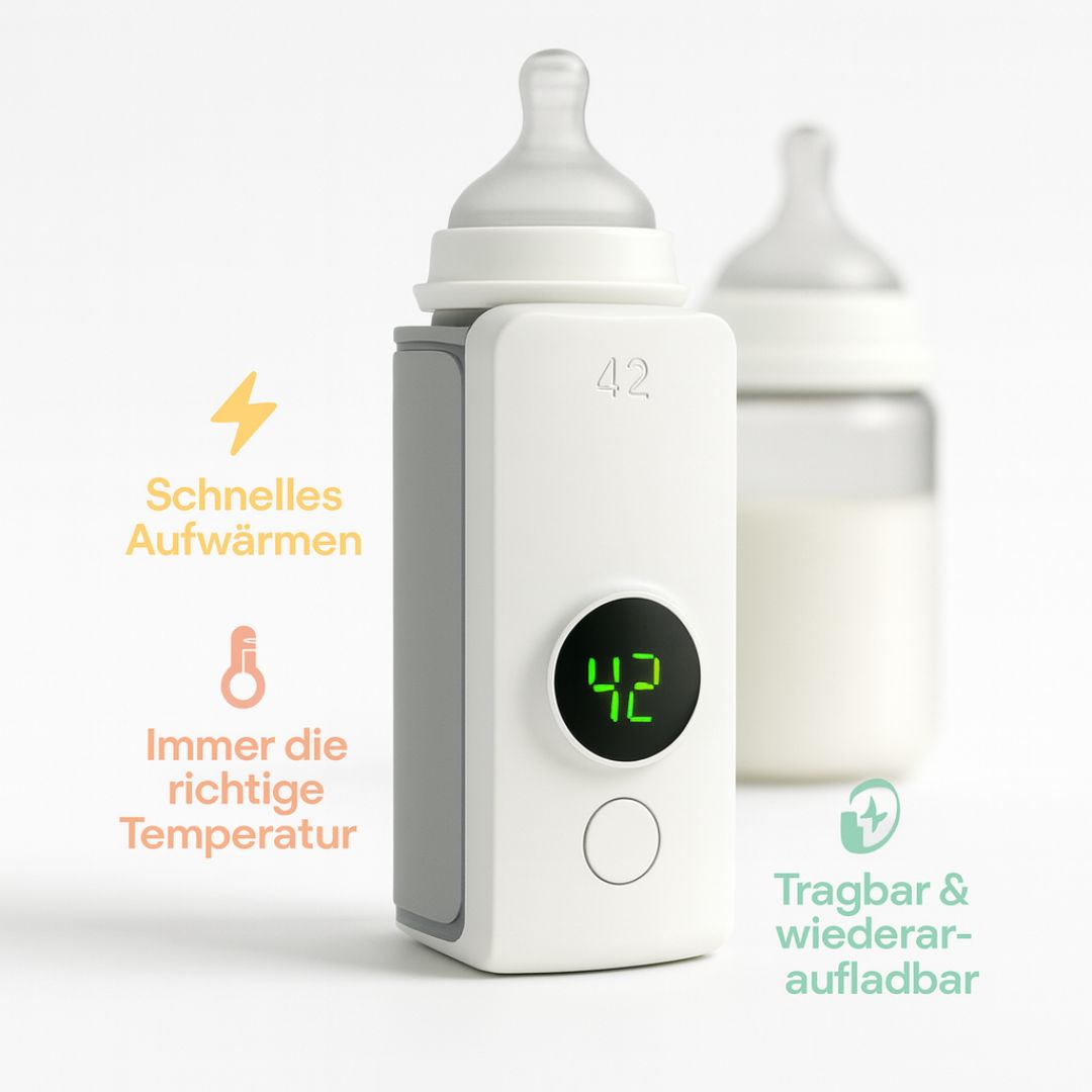 Babyflaschenwärmer | Flaschenwärmer für unterwegs | Babykostwärmer | BabyWärme