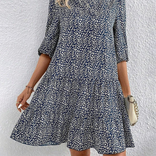 Stormi™ | Kleid mit elegantem Stil und Rundhalsausschnitt