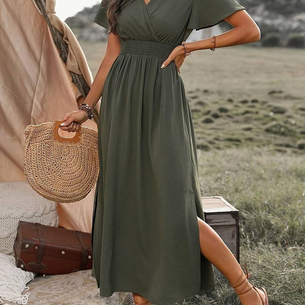 Ramira | Charmantes Kragendetail Damenkleid