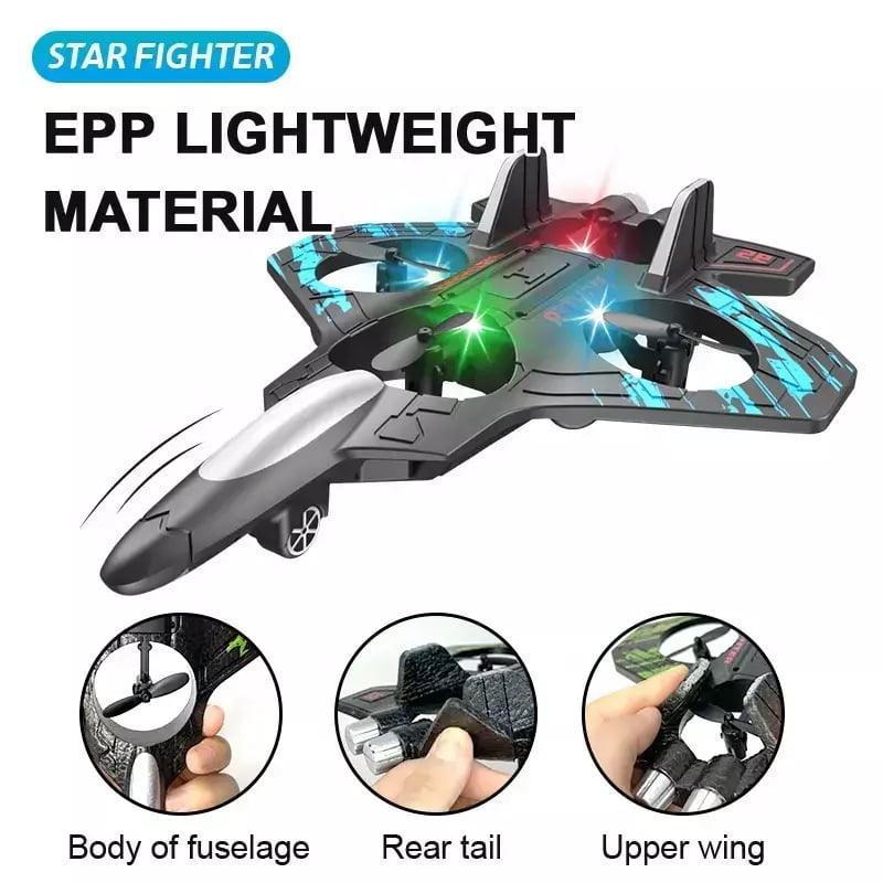 SkyBlaze™ RC-Flugzeug | LED-Lichter | 2,4 GHz Steuerung | Einfache Flugmanöver