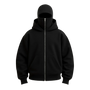 SchattenSchutz™ Unisex-Kapuzenjacke mit Vollgesichts-Reißverschluss