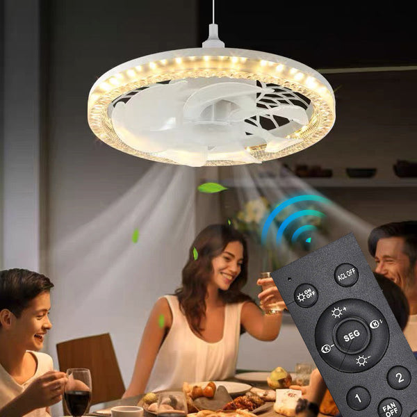BreezeLite™ - 2-in-1 Leise Einstellbare Ventilatorlampe mit Fernbedienung