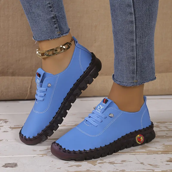 Damen Komfort-Sneaker rutschfest & ergonomisch | Atmungsaktiv mit gepolsterter Einlegesohle | Stabiler Halt | EU 35–44