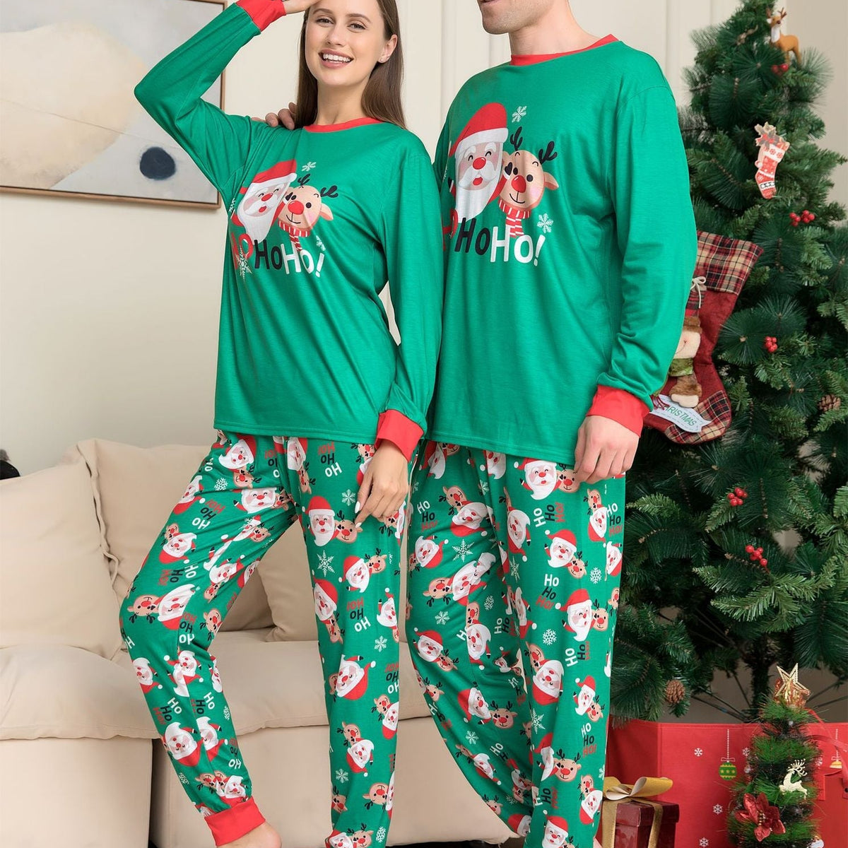 50% RABATT || JollyFamily™ - Familien-Weihnachtspyjama-Sets