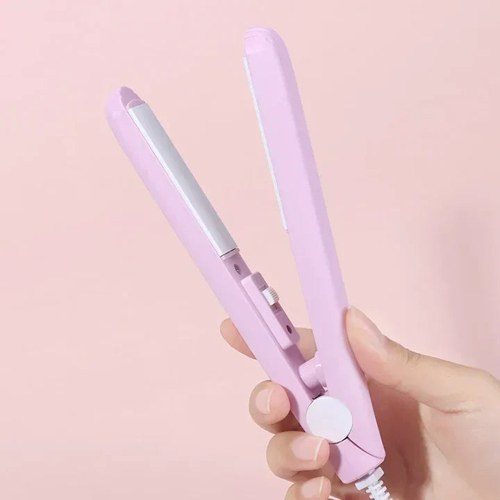 Mini Glätteisen & Lockenstab | Cera-Mic™ Keramik | 2-in-1 Styling | Reisegröße | Schonend & Schnell
