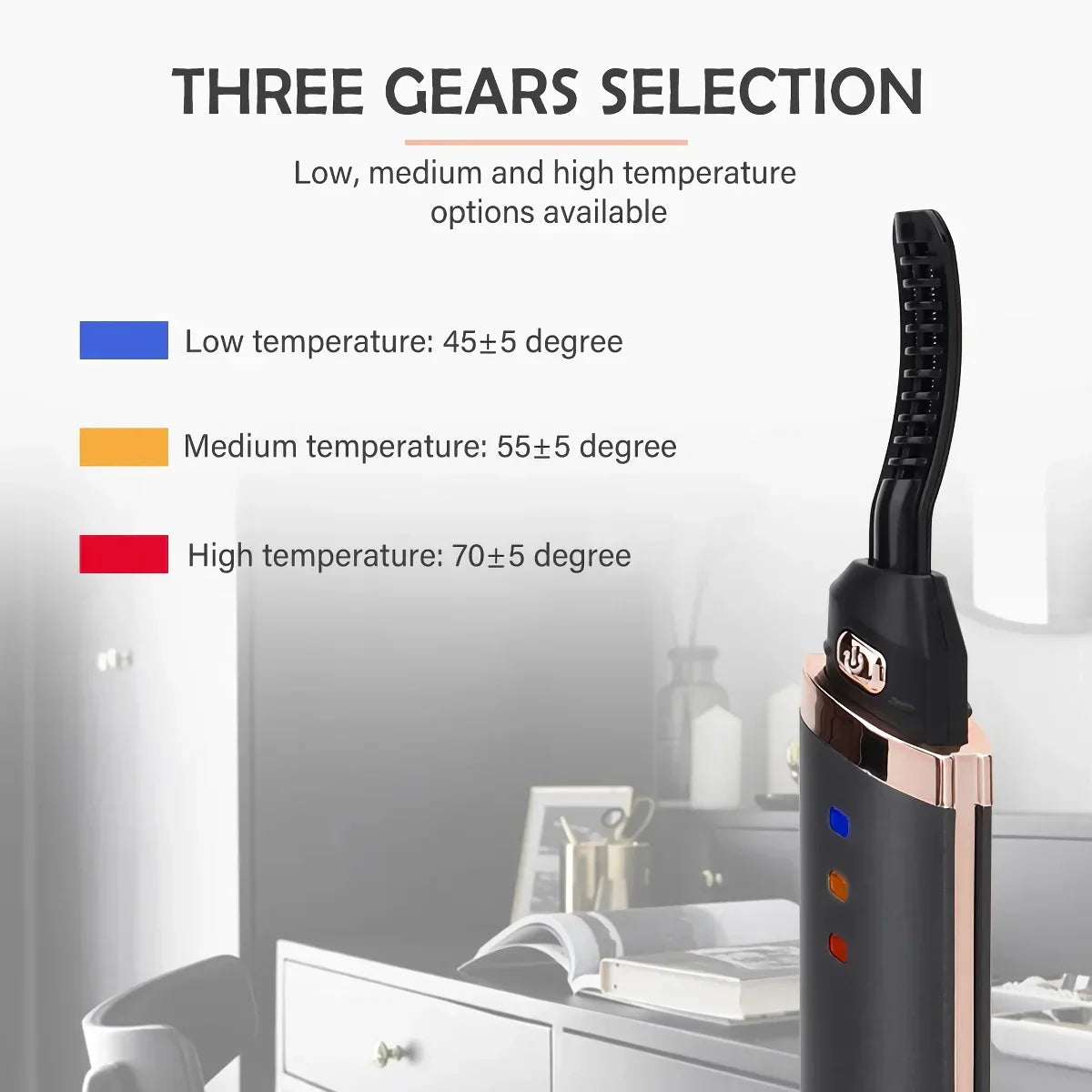 LuxeLash Pro™ | Schnellheizbare USB-wiederaufladbare Wimpernzange