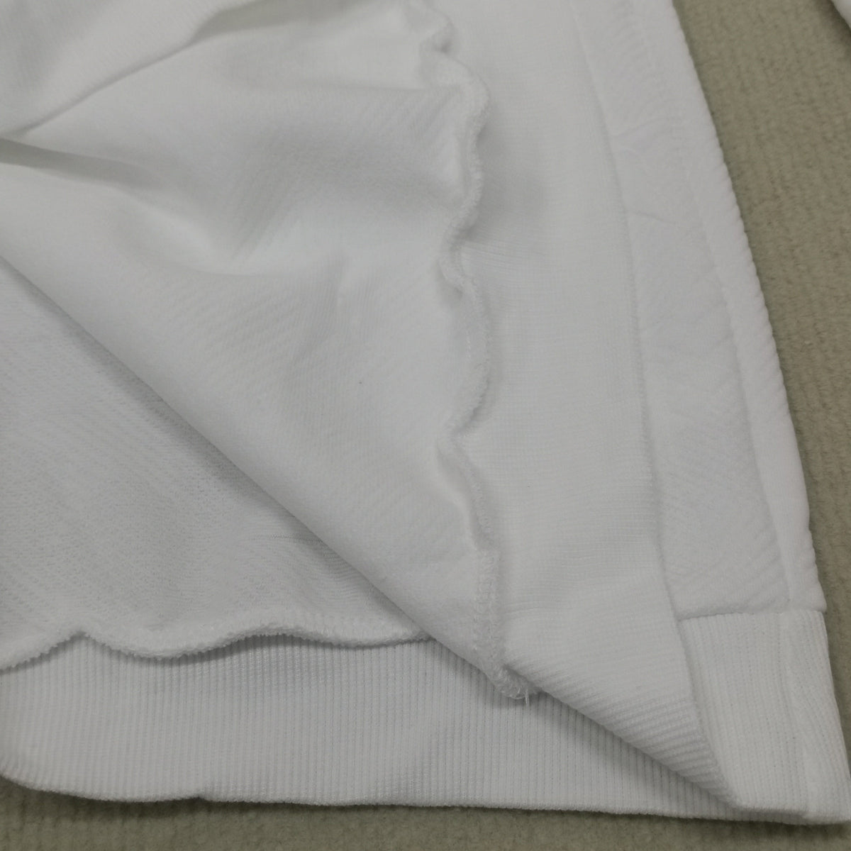 Koshy™ Einfarbiges weißes Sweatshirt mit langen Ärmeln
