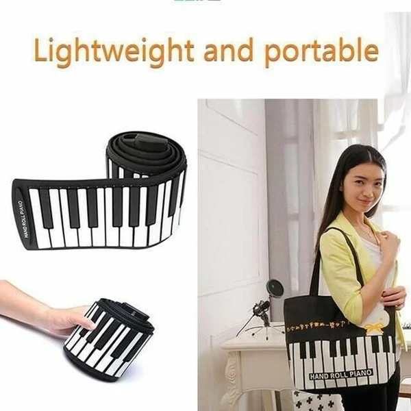 Rollano™ - Handrollbares tragbares Klavier
