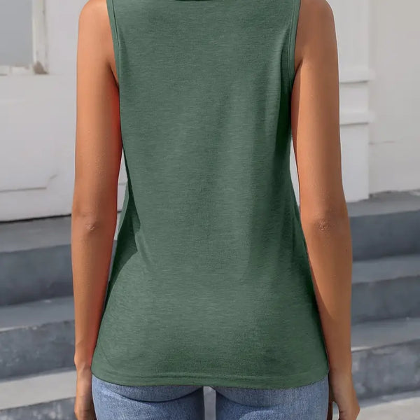 Hallie™ | Tank-Top mit Knopfleiste