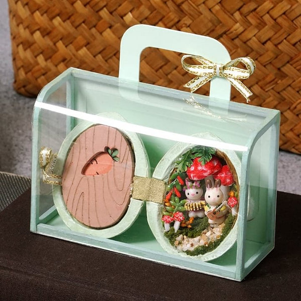 WalnutCharm - Handgemachtes Walnussschalen-Puppenhaus | 50% RABATT