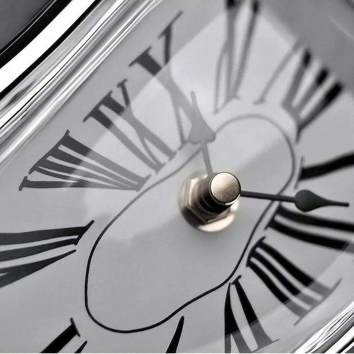 TimeMelt™ - Persistenz der Erinnerung - Abstrakte schmelzende Uhr