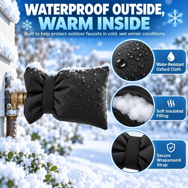 AquaThermal™ Thermalisierte Outdoor-Wasserhahn-Abdeckung