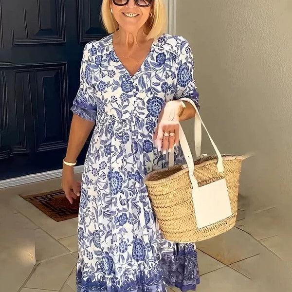 Fleur™ Boho Maxi-Kleid